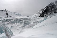 55 View From The Broken Up East Rongbuk Glacier To Peak 6835, Chomolonzo And The Raphu La On Our Day Trip From Mount Everest North Face ABC.jpg